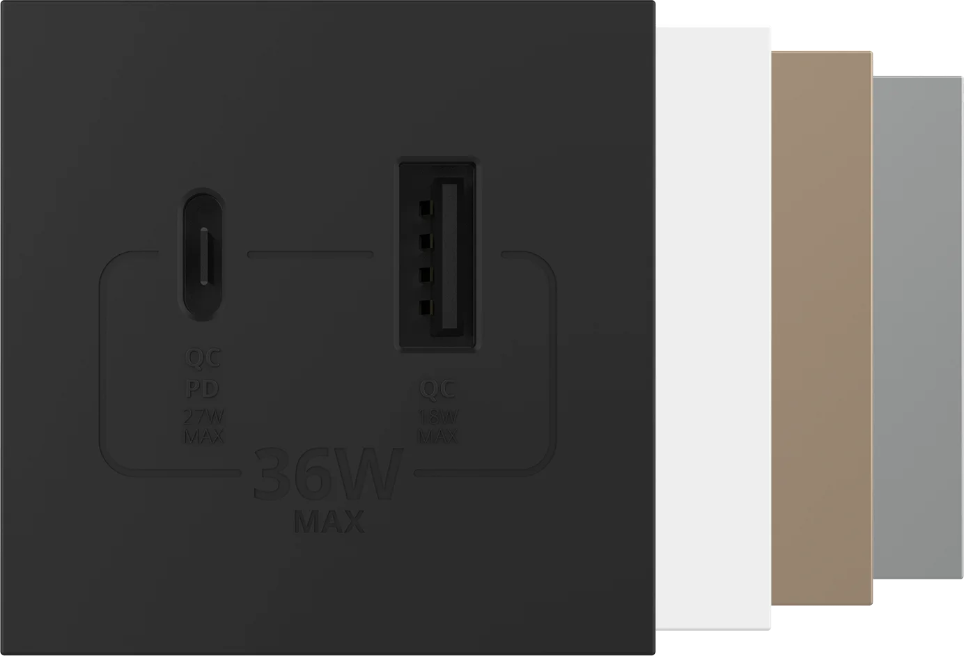 USB-1A1C 36W Socket