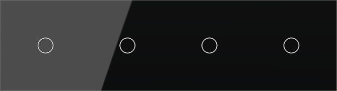 1 Gang + 1 Gang + 1 Gang + 1 Gang Panel