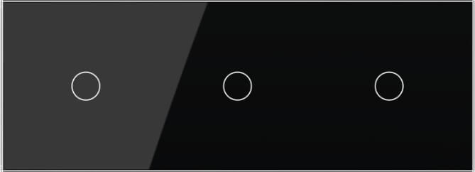 1 Gang + 1 Gang + 1 Gang Panel