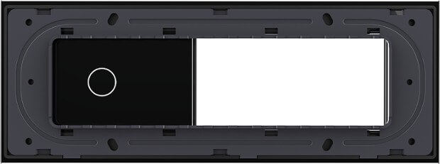 1 Frame + 1 Gang Glass Panel