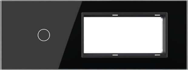 1 Gang + 1 Frame Glass Panel