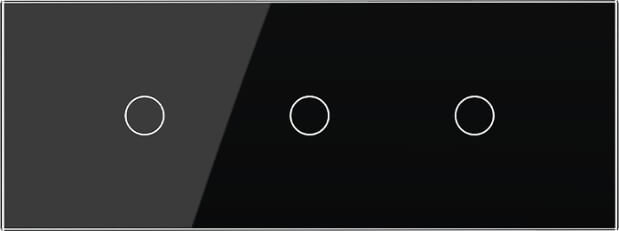 1 Gang + 1Gang + 1Gang Panel