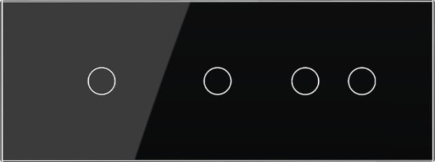 1 Gang + 1 Gang + 2 Gang Panel