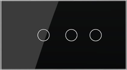 1 Gang + 2 Gang Panel