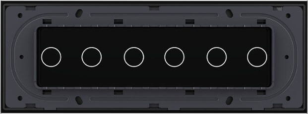 2 Gang + 2 Gang + 2 Gang Panel