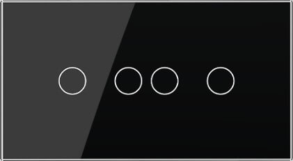 2 Gang + 2 Gang Panel