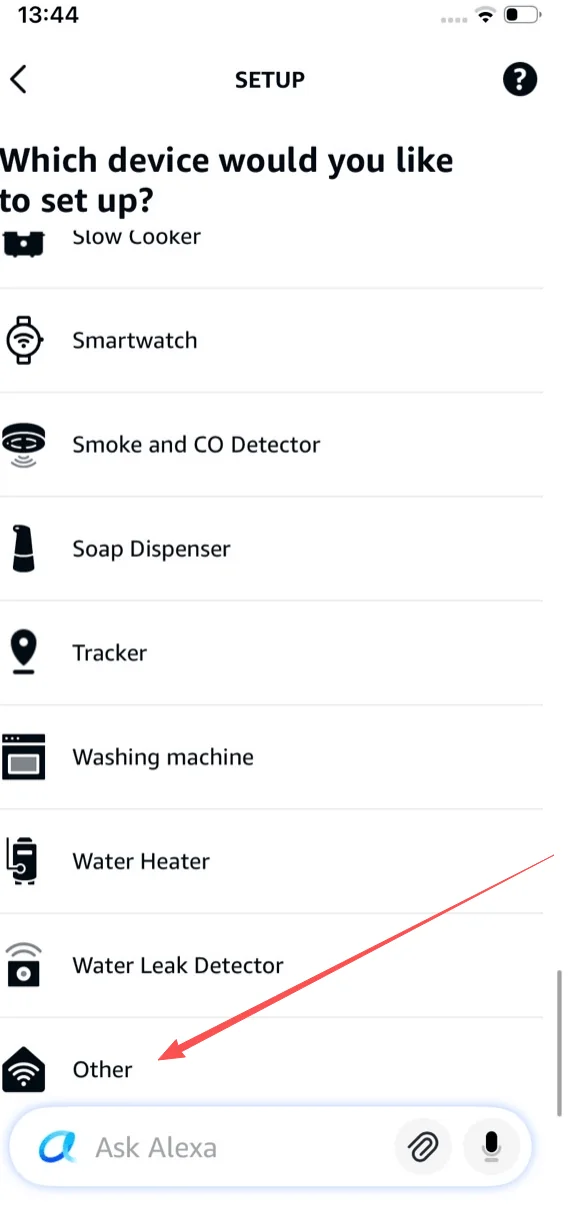 Select Other