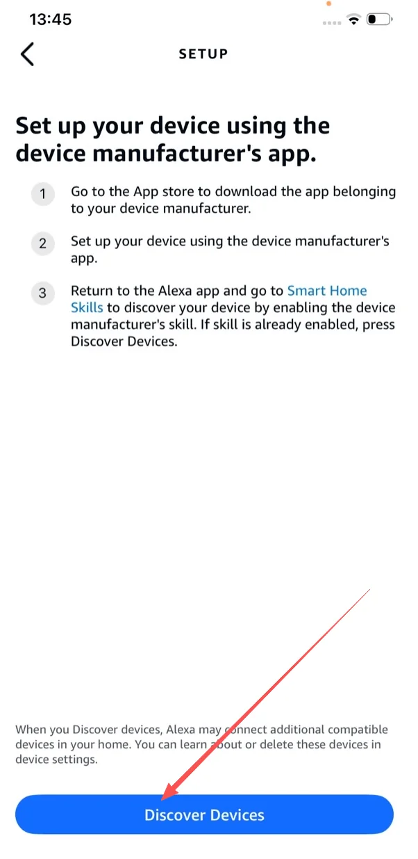 Tap Discover Devices