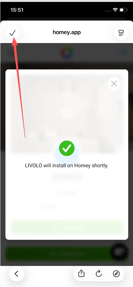 LIVOLO will install on Homey shortly