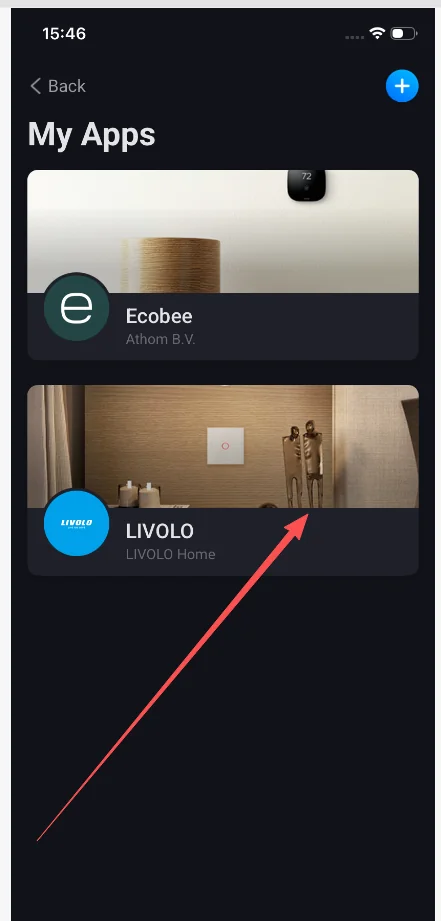 Or open My Apps → LIVOLO